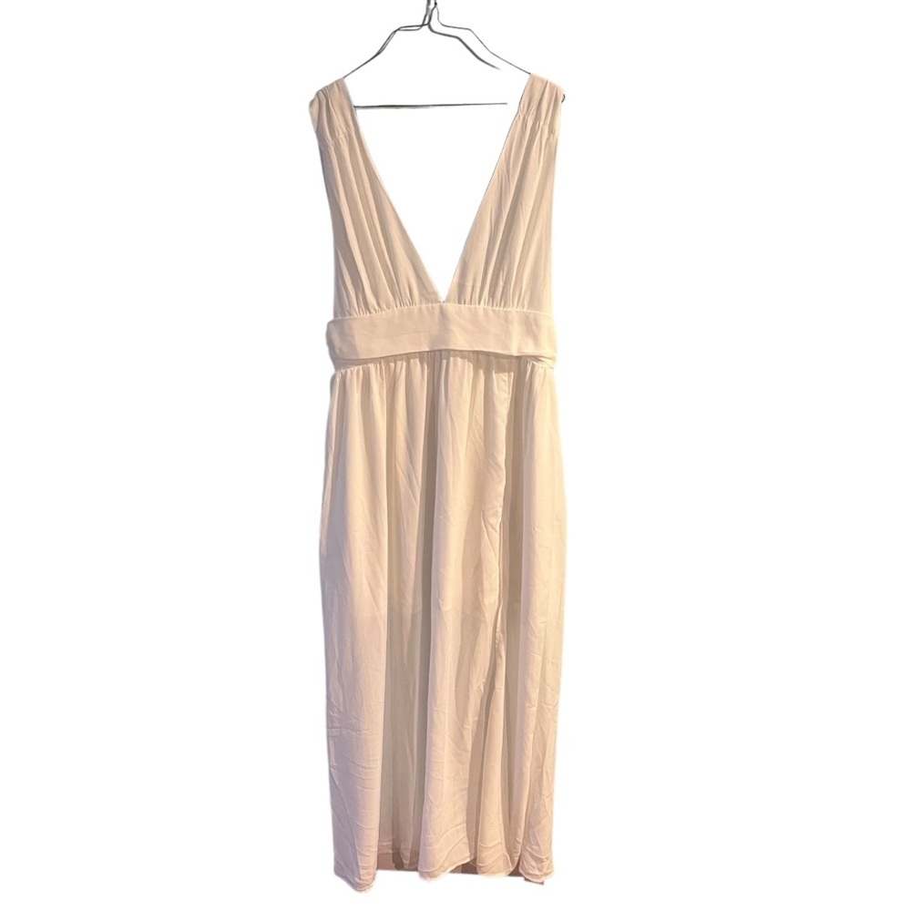 Cupshe‎ Womens Medium Long Tank Dress With Slit Summer Bachelorette Wedding